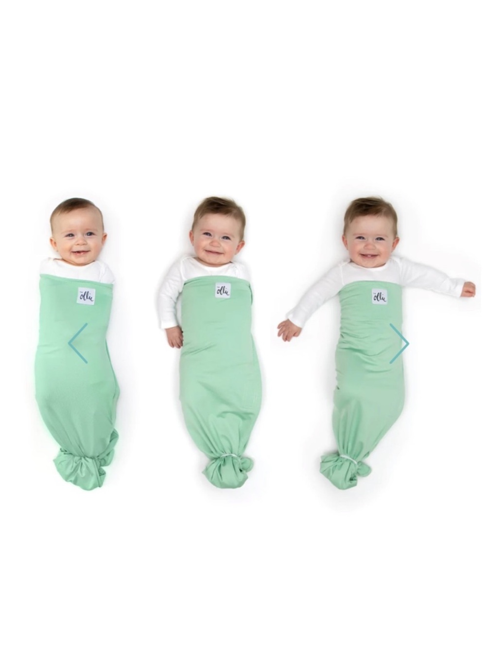 The Ollie Swaddle in Green